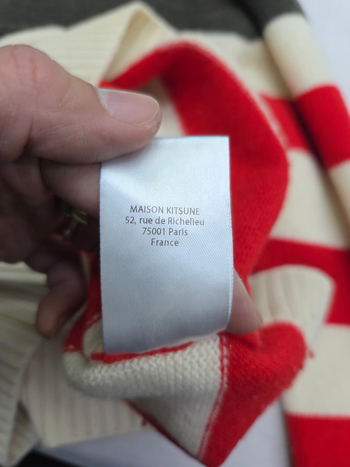 메종키츠네 니트 L 상품이미지5