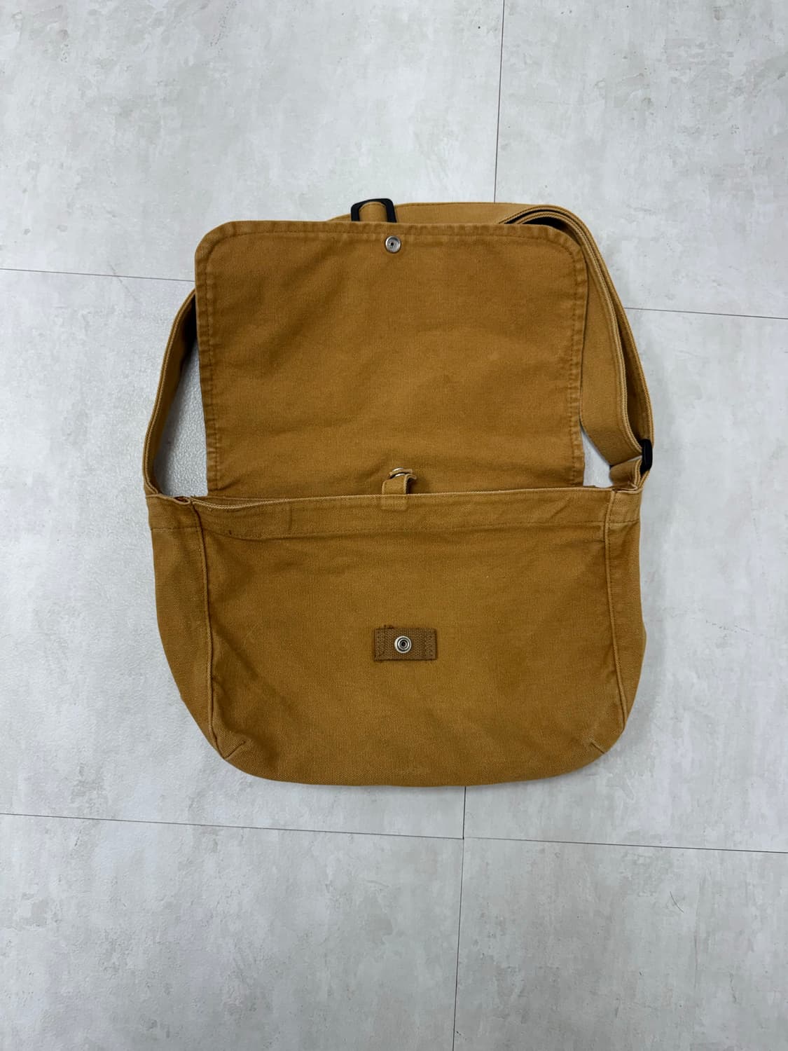 •빈티지 브라운 캔버스 크로스백 상품이미지4