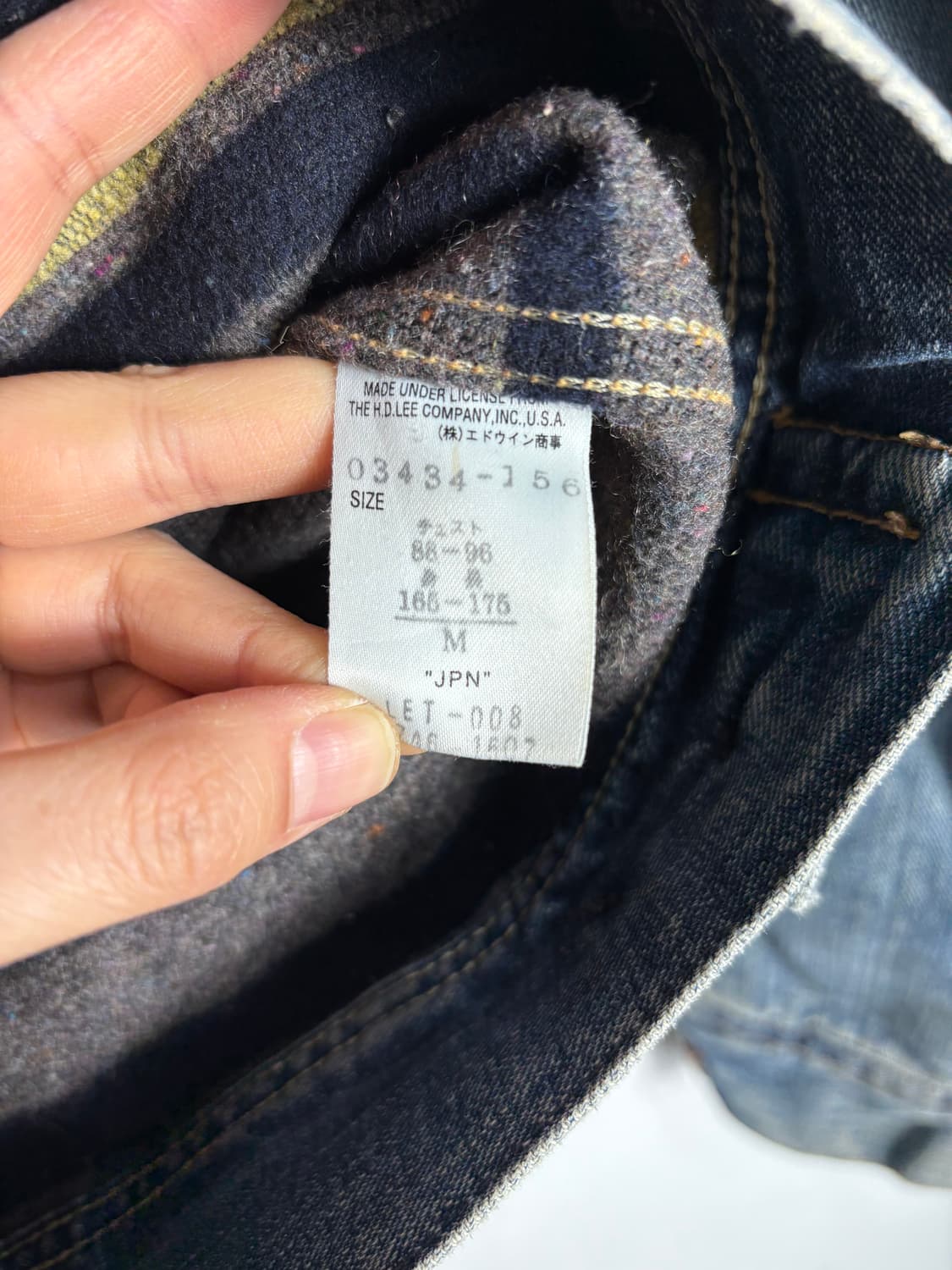 Lee 리 스톰 라이더 블랭킷 중청 데님 자켓 상품이미지5