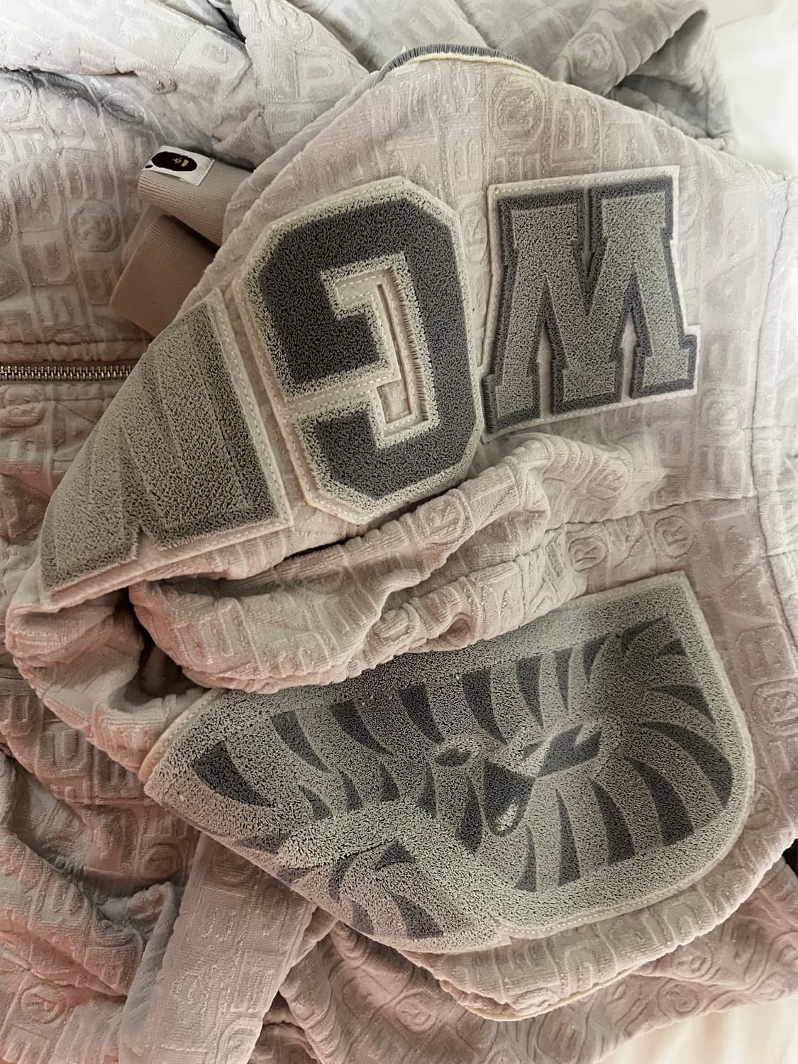 Bape 베이프 모노그램 자수 자켓  상품이미지7