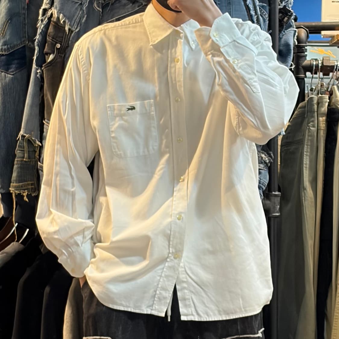 [NO.9] 라코스테 화이트 셔츠 상품이미지3