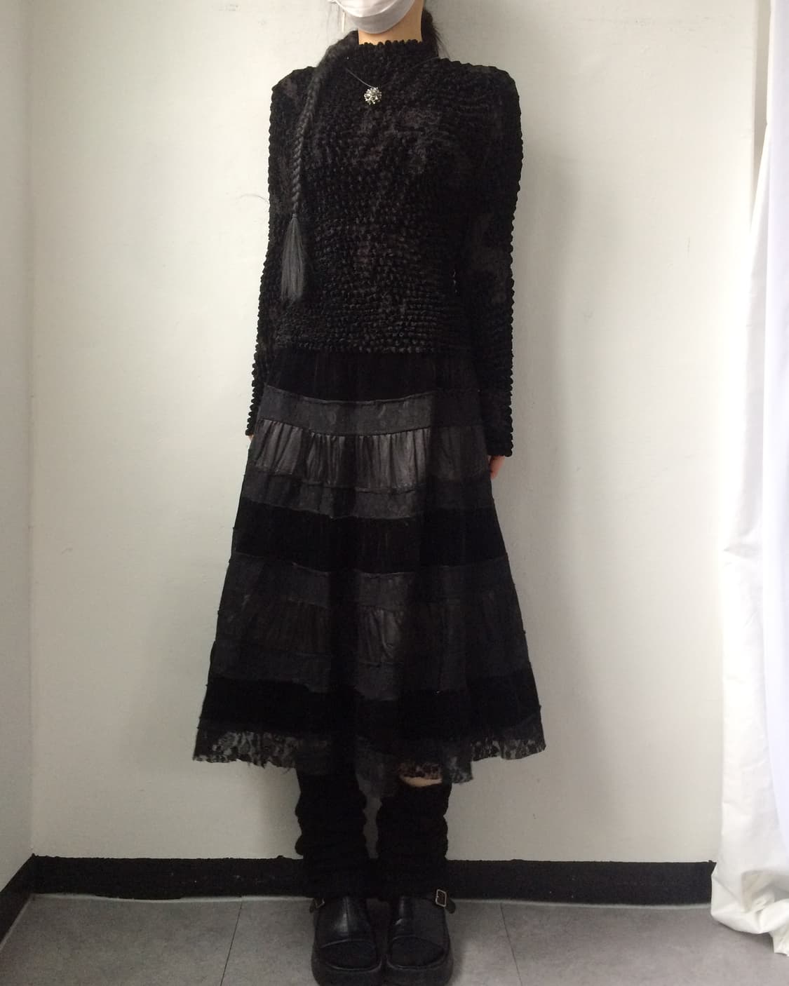 Pleats popcorn top 상품이미지4