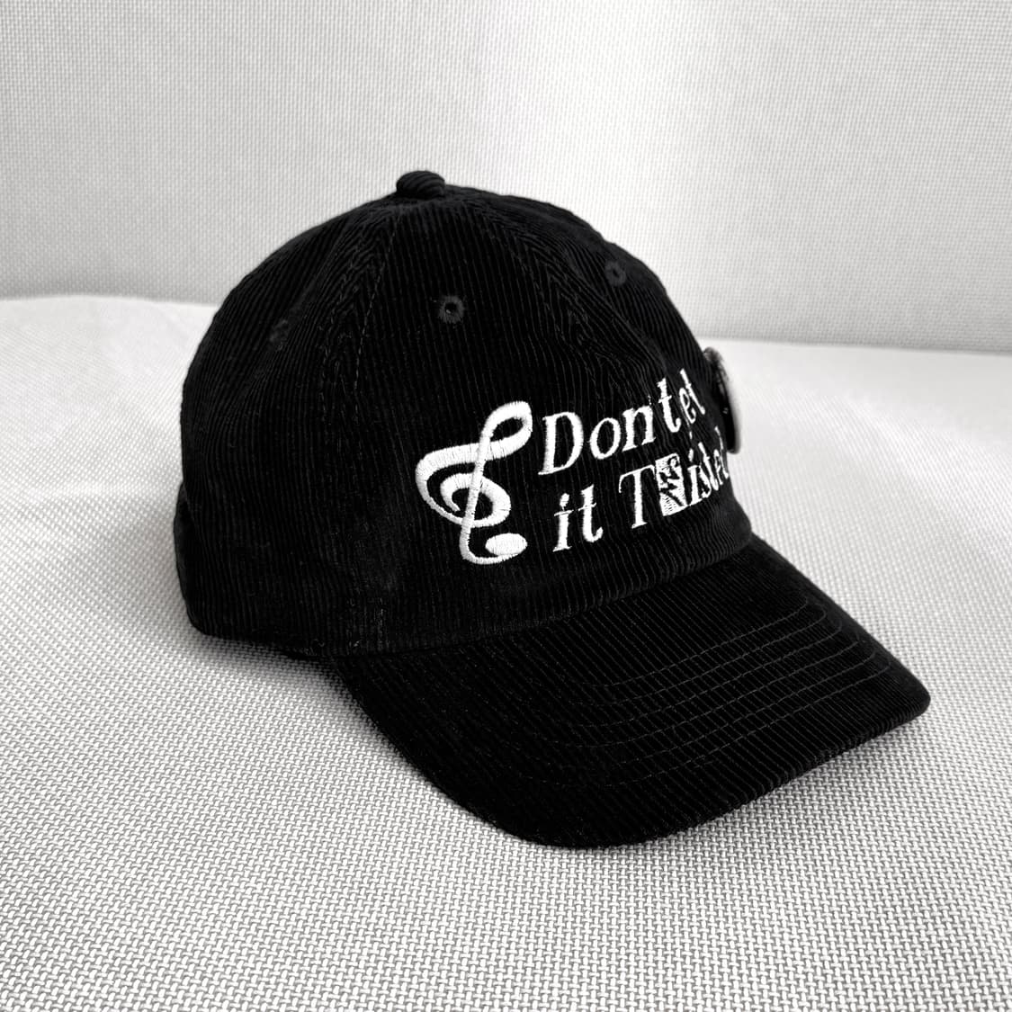 Don't get it TΣisted Corduroy Cap/black 상품이미지3
