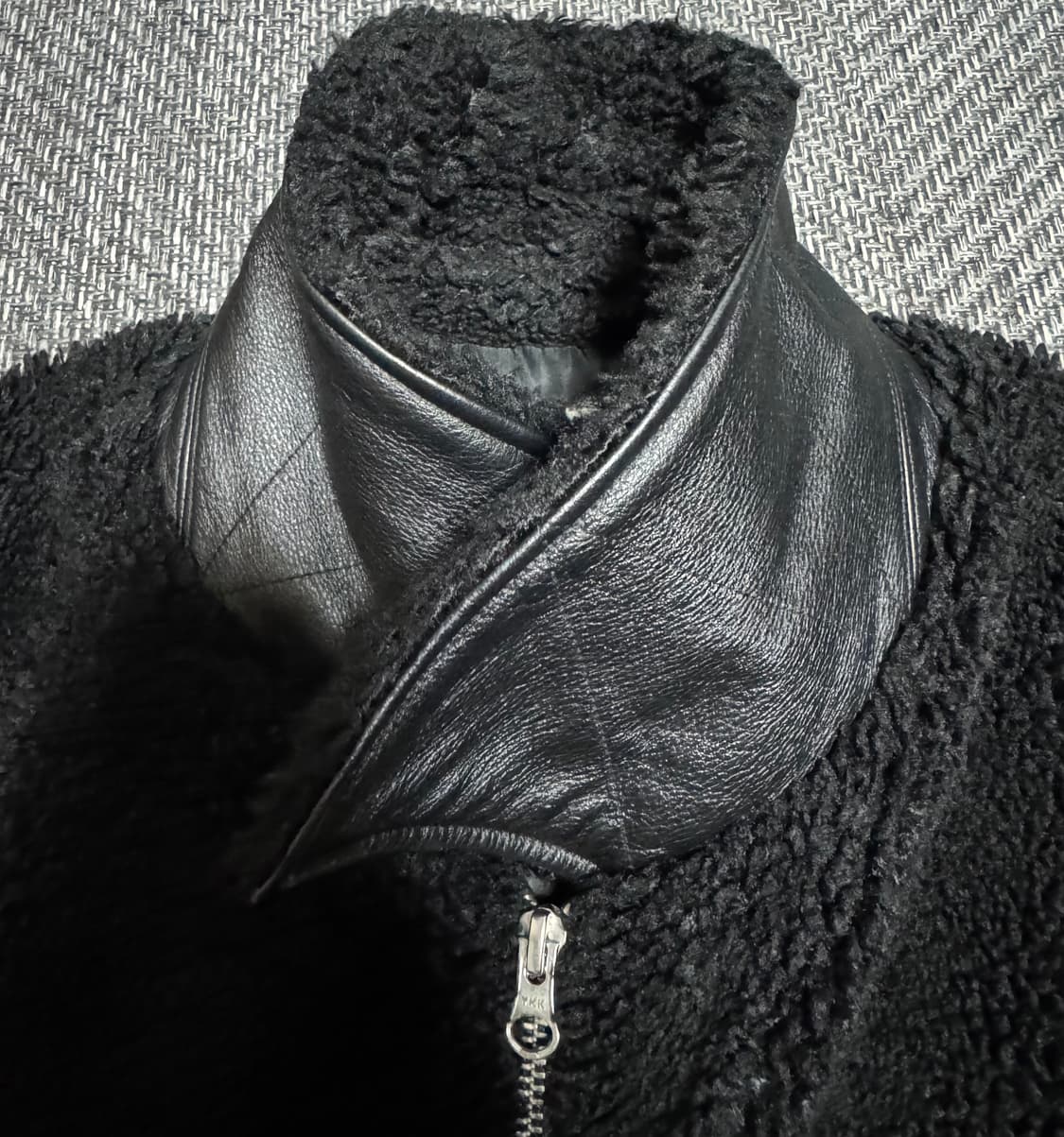 토니웩 레더 후리스 블랙 (L) 상품이미지4