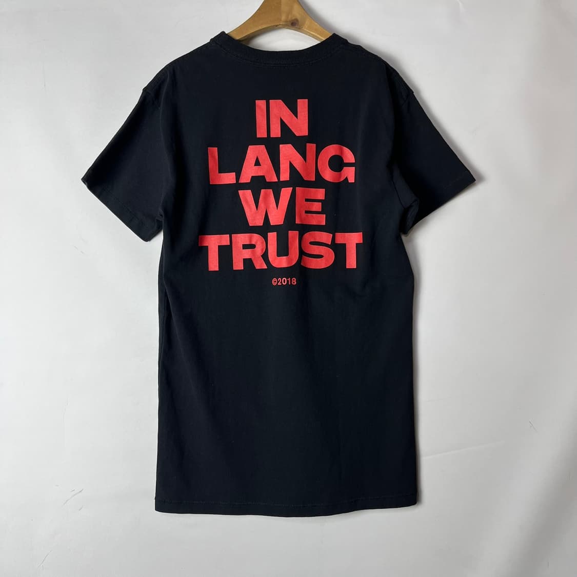 [HELMUT LANG] 헬무트랭 레터링 로고 반팔티셔츠 상품이미지2