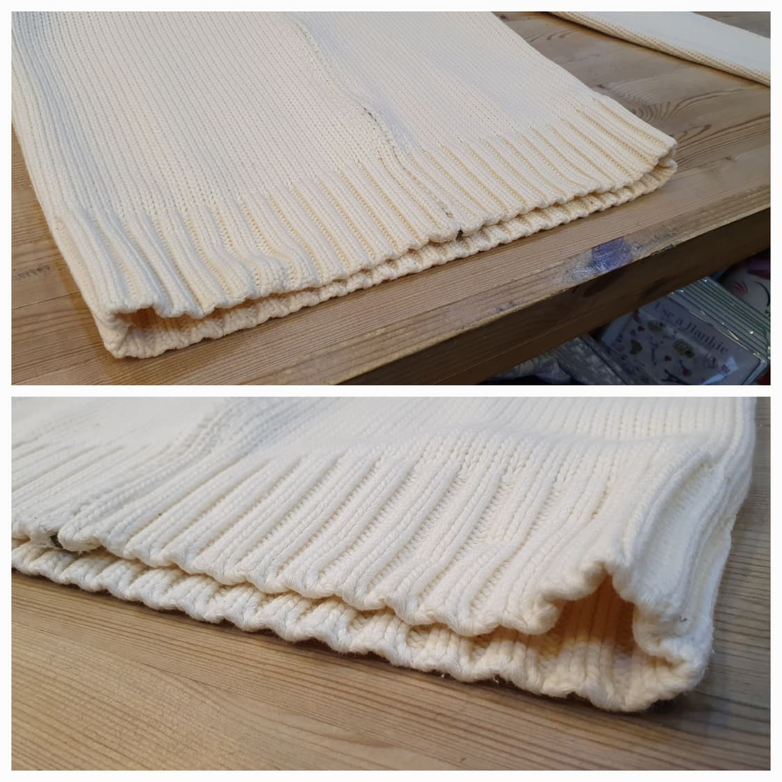 55.폴로 넘버 집업 니트  상품이미지7