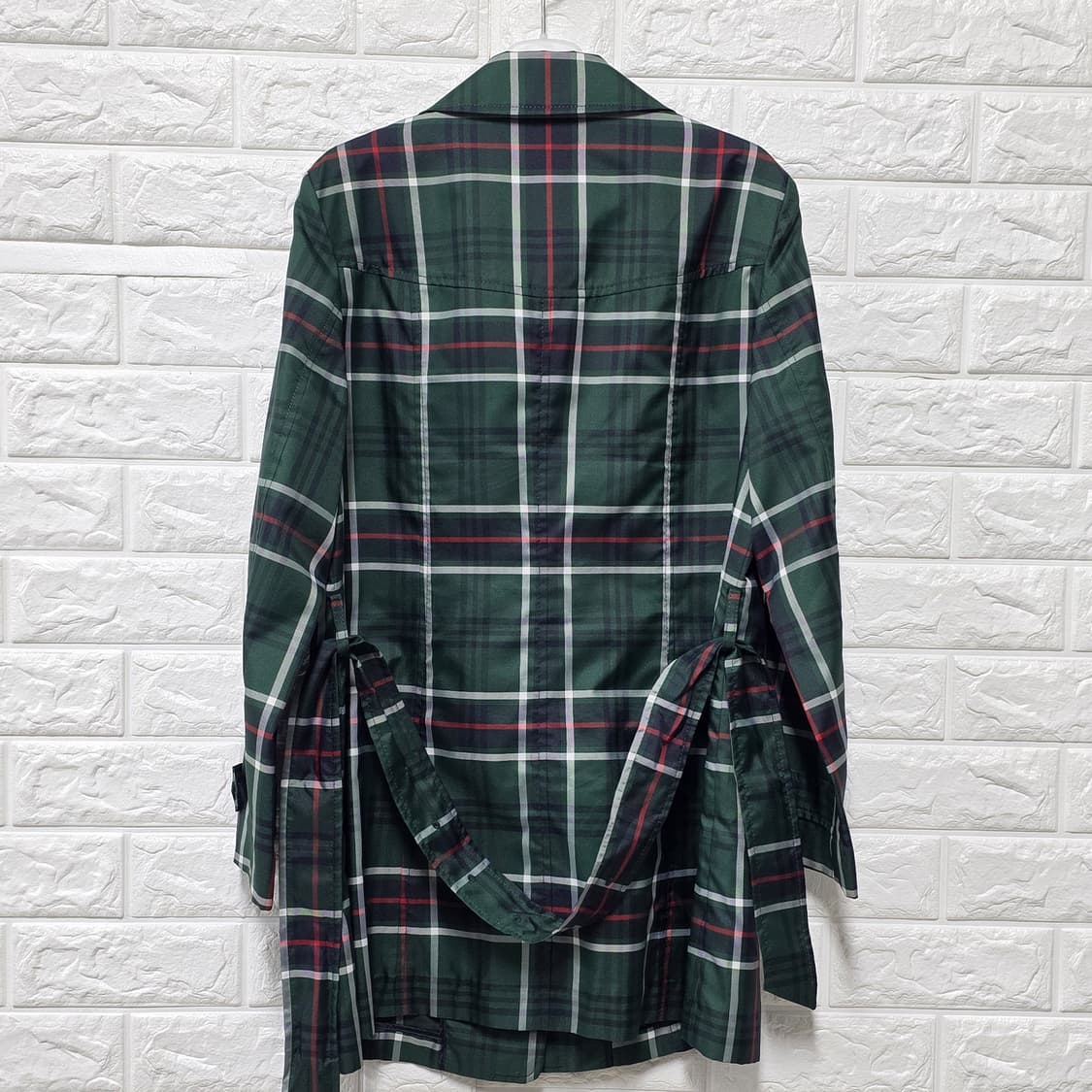 택포// M 닥스 여성 체크 코트 상품이미지4