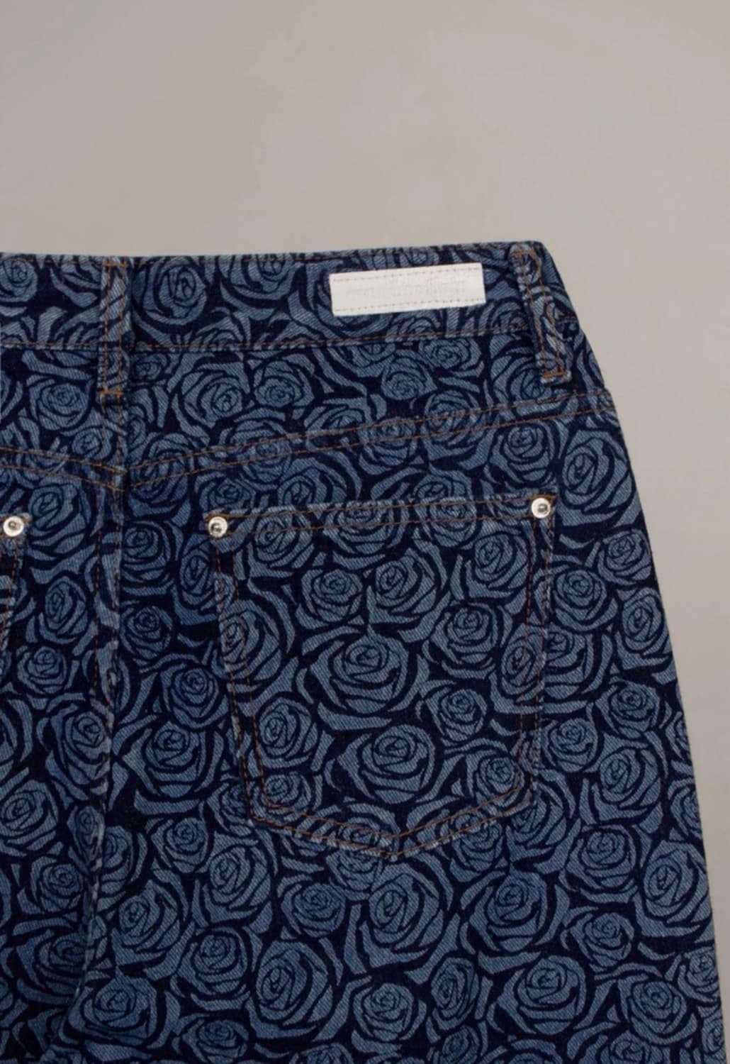 (s) 오버듀플레어 로즈 데님팬츠 상품이미지3