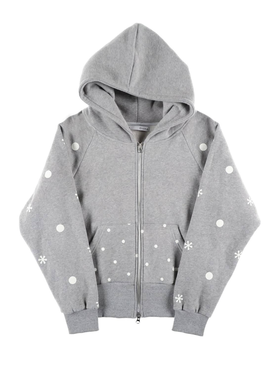 onska SNOWLIT HOODIE ZIP-UP (MELANGE) 상품이미지3