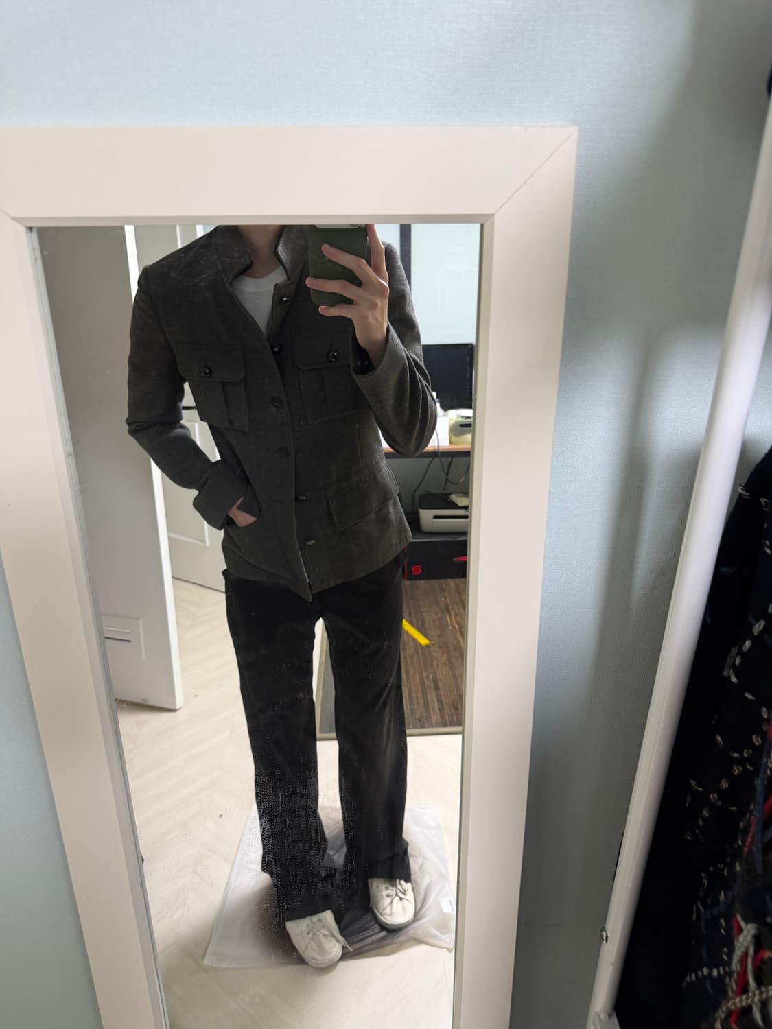 발렌시아가 AW2006 울 밀리터리 자켓(46) 상품이미지2