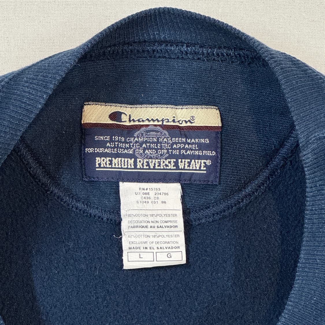 L) 챔피온 프리미엄 리버스위브 O0s 빈티지 스웻 맨투맨 상품이미지7