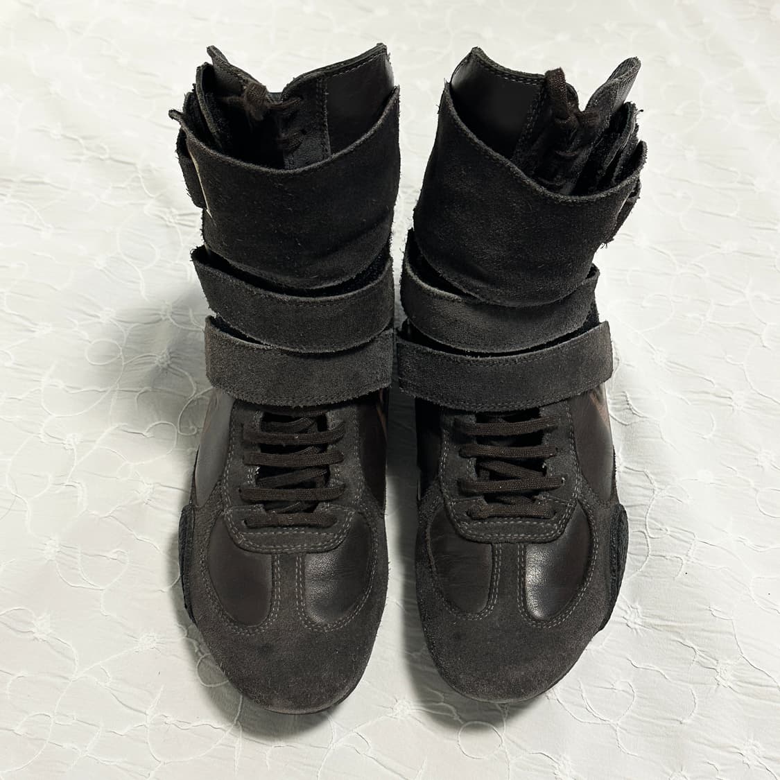 택포•빈티지 르꼬끄 하이탑 벨크로 스니커즈 240 상품이미지4