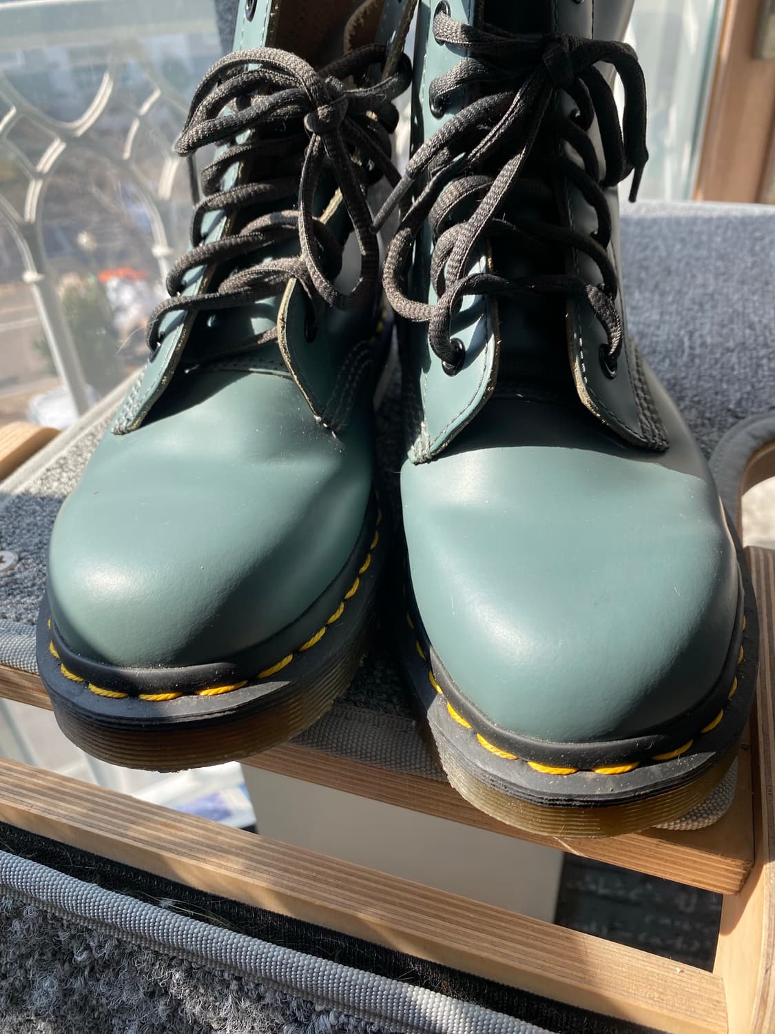 닥터마틴 민트색 8홀 부츠 230mm 상품이미지5