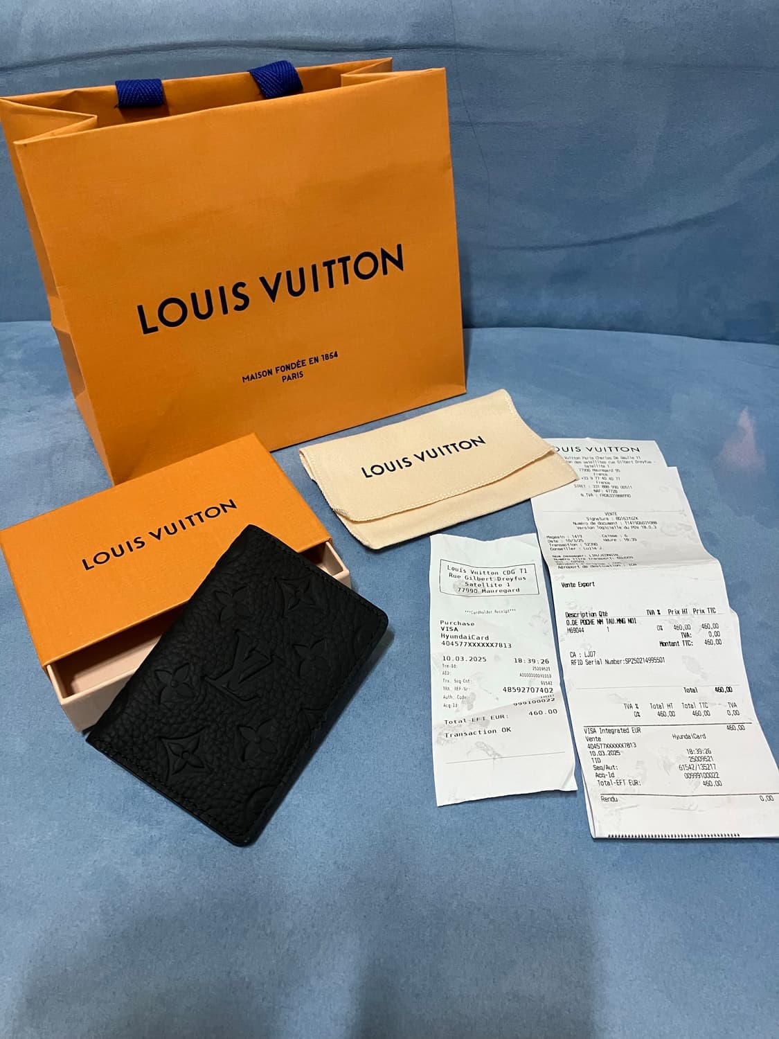 새상품) 루이비통 포켓 오거나이저 카드지갑 토뤼옹 블랙 M69044 상품이미지4