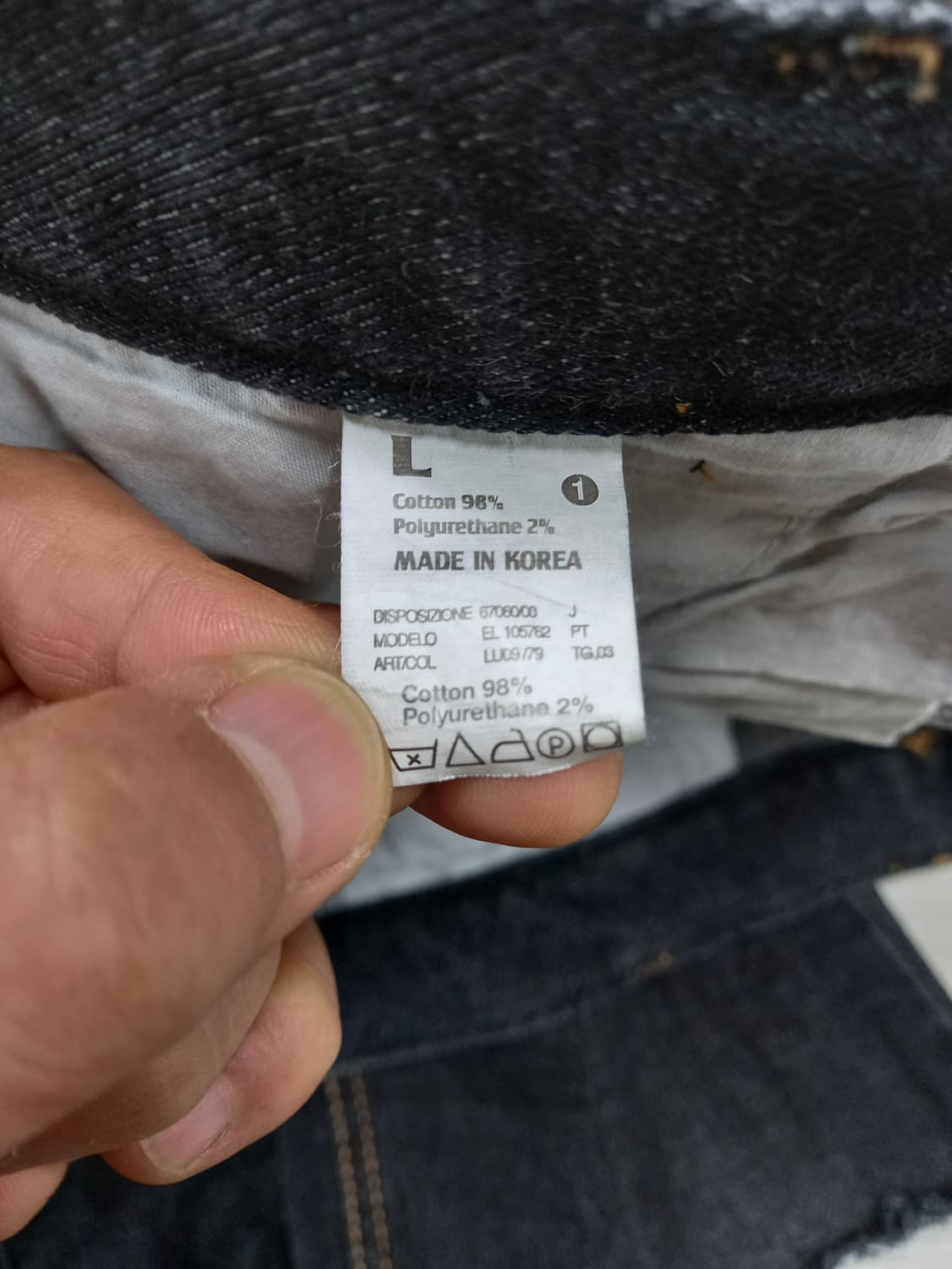 30 ALICE Kor 약기모 스판 일자진 블랙 30-195 상품이미지8