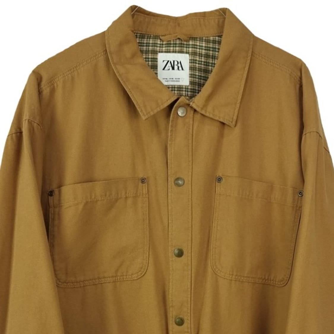 [자라] 투포켓 오버핏 워크 셔츠 자켓 M19790 상품이미지4