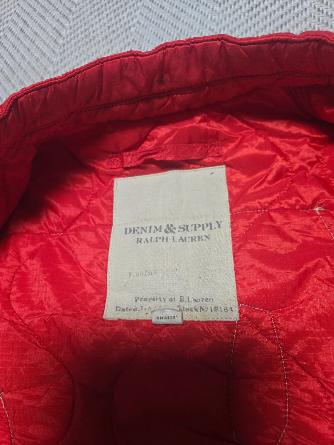 Denim & Supply RL USA Flag Quilted VEST  상품이미지4