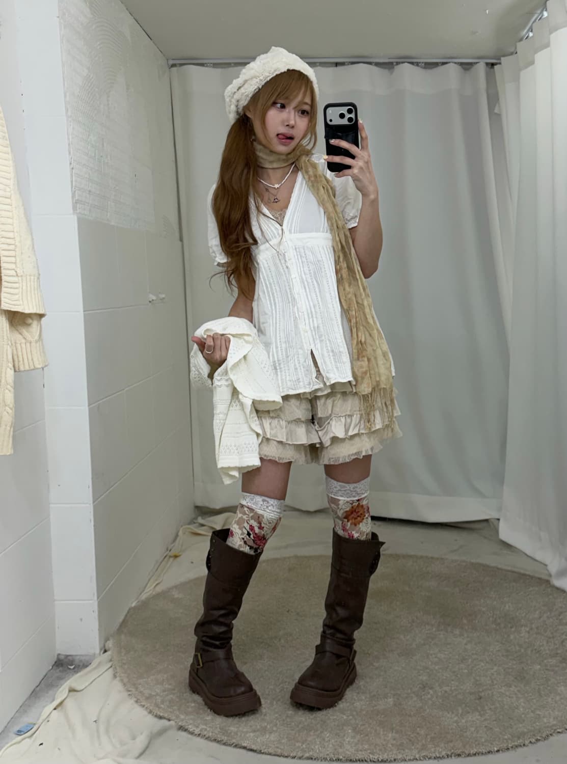 세미갸루 페어리 모리걸 가디건 코디세트 상품이미지4