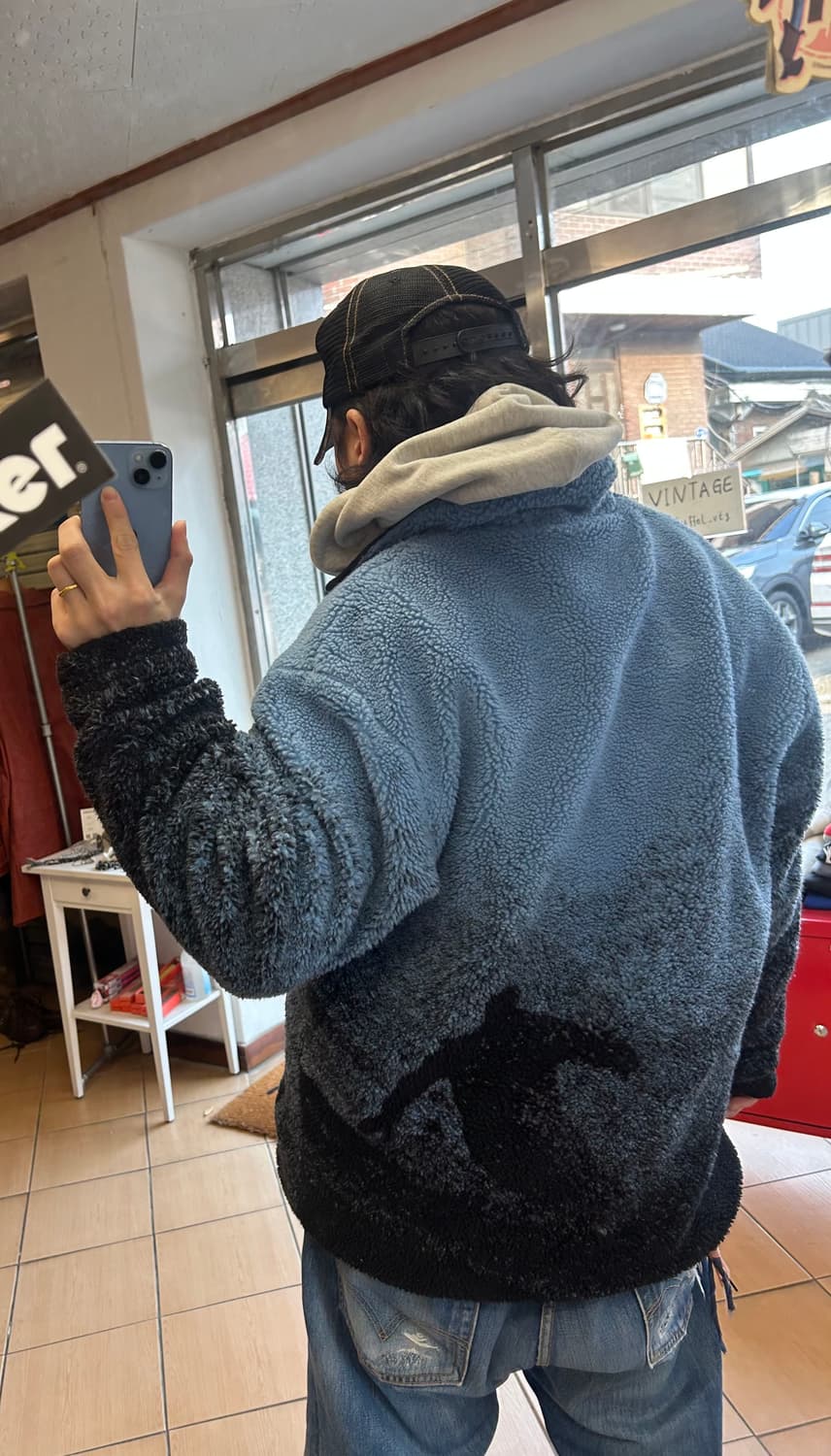 90‘s 아디다스 스노우보드 플리스아노락 상품이미지10