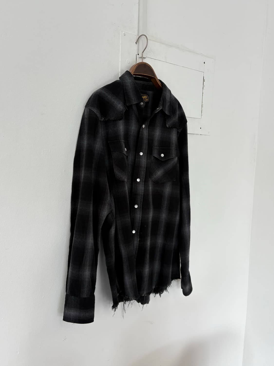 랭글러 체크 셔츠 상품이미지3