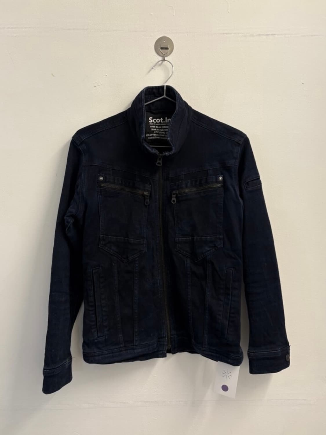 빈티지 네이비 자켓 상품이미지3