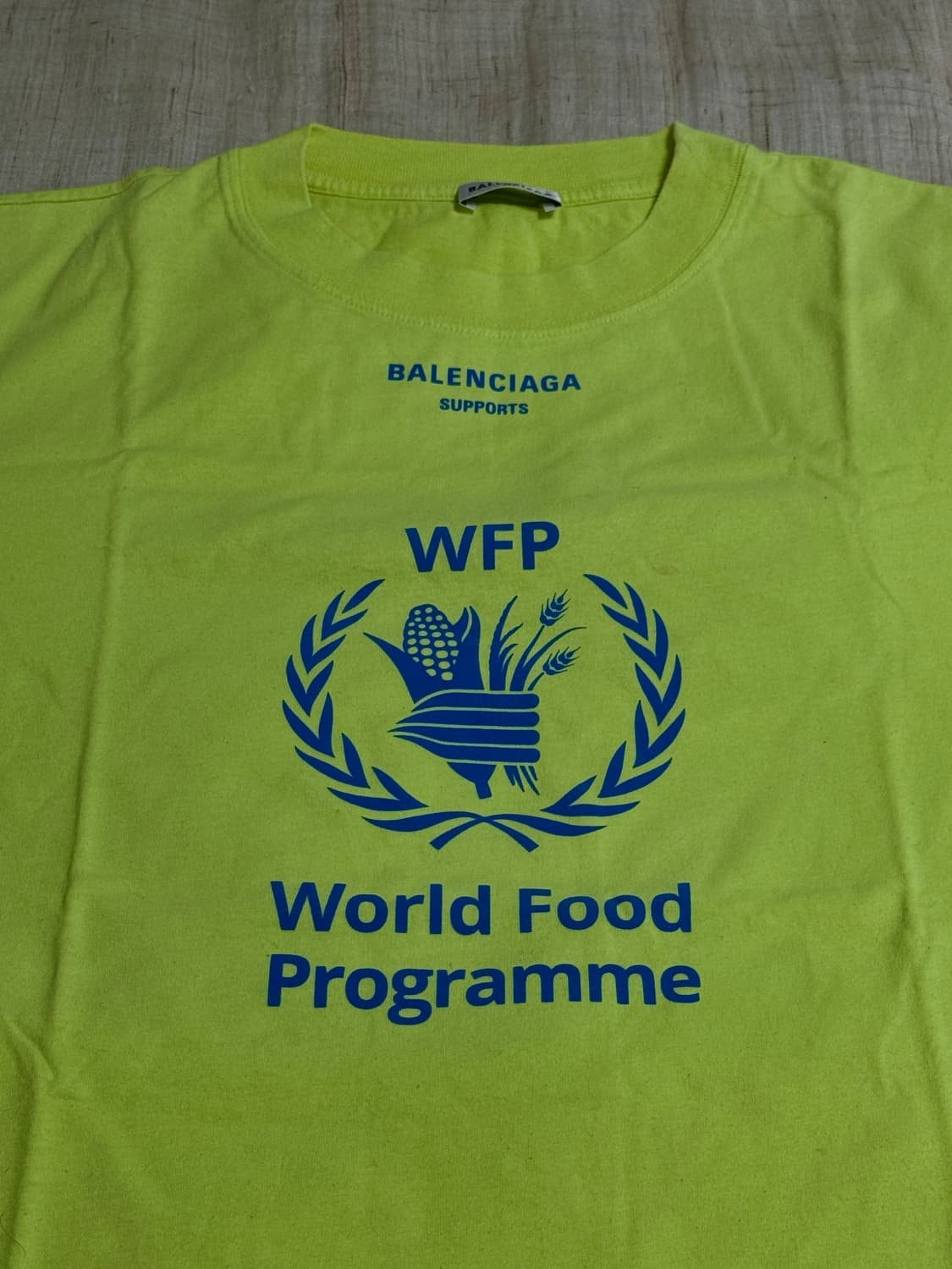 Yellow World Food Program Tshirt 티셔츠 상품이미지6