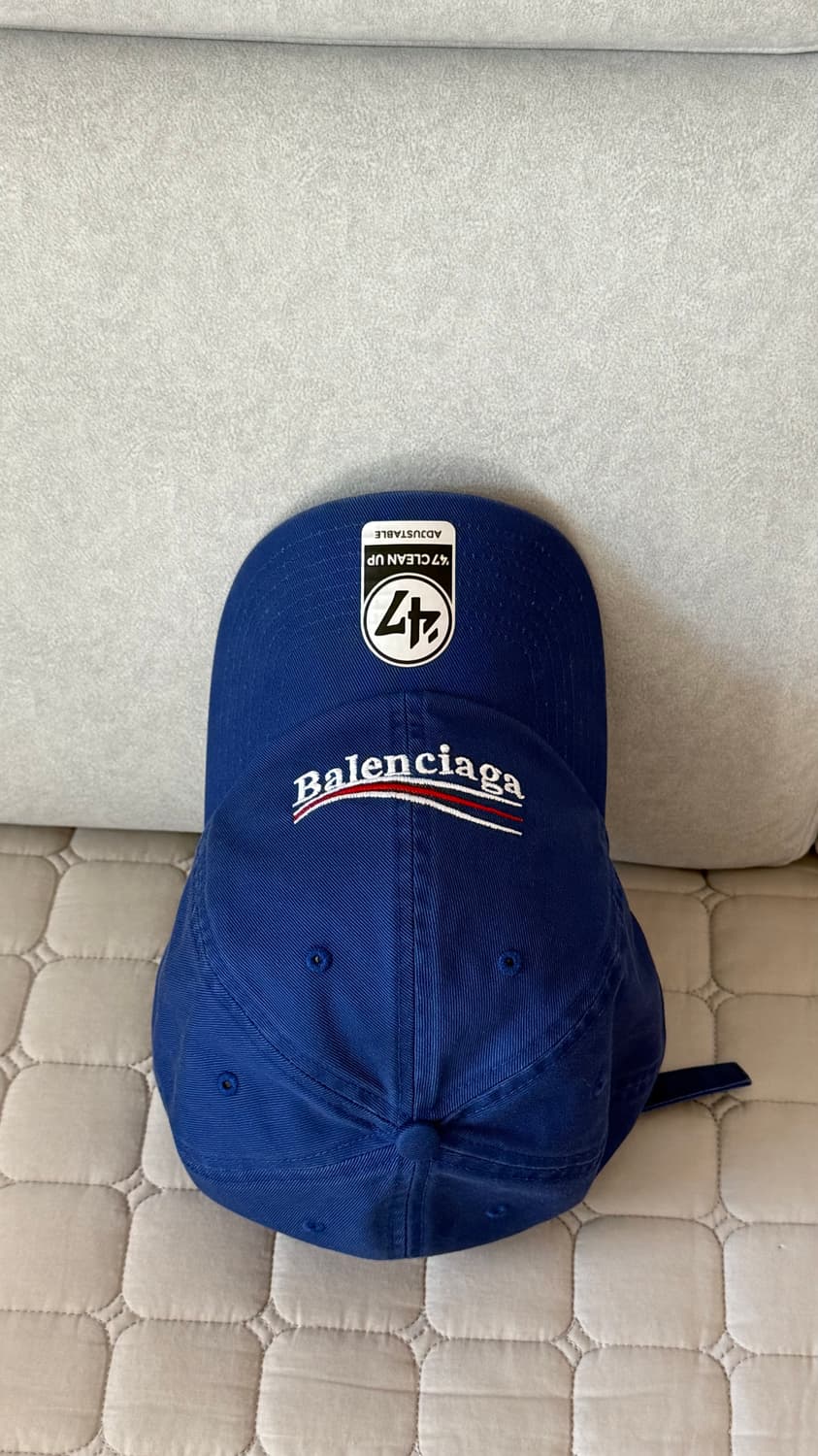 nptsss 발렌시아가 볼캡 블루  상품이미지1