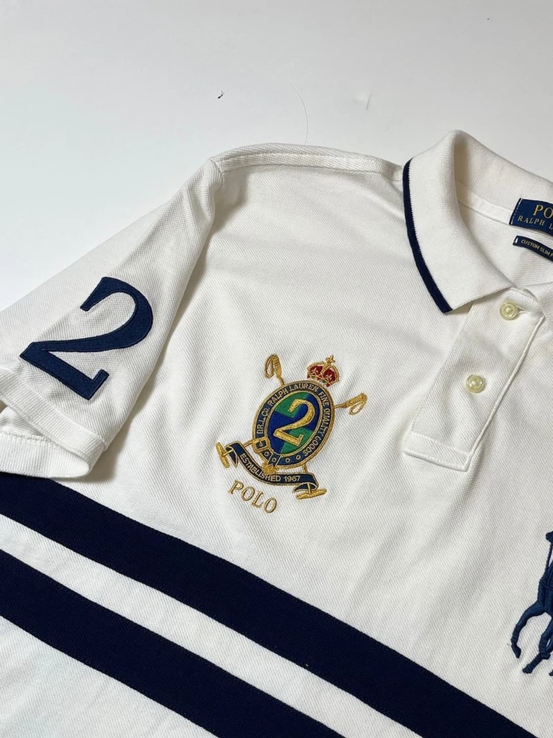 폴로 랄프로렌 빅포니 넘버2 카라 반팔 티셔츠 PN9637 상품이미지3