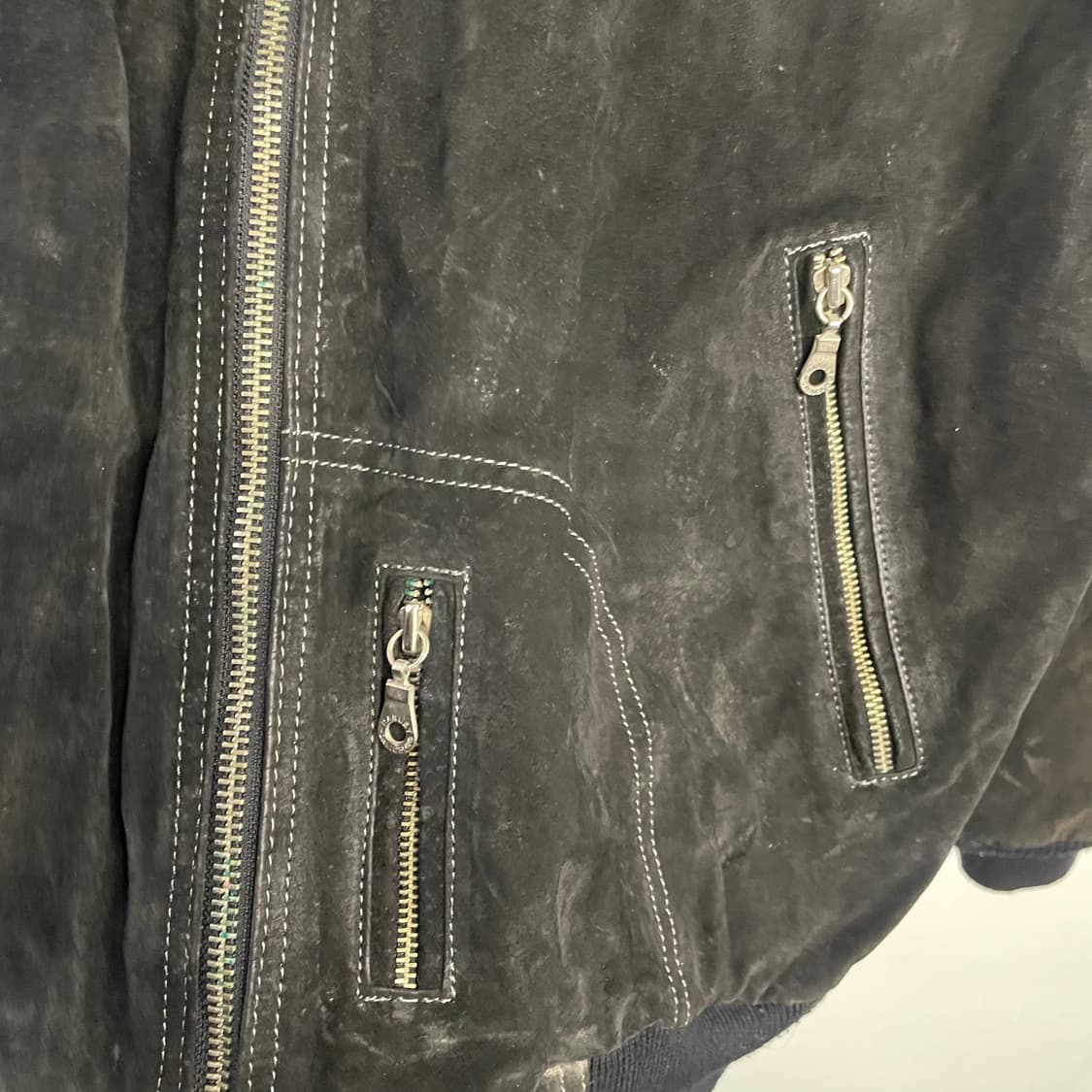 할리데이비슨 가죽 스웨이드 봄버자켓 상품이미지5