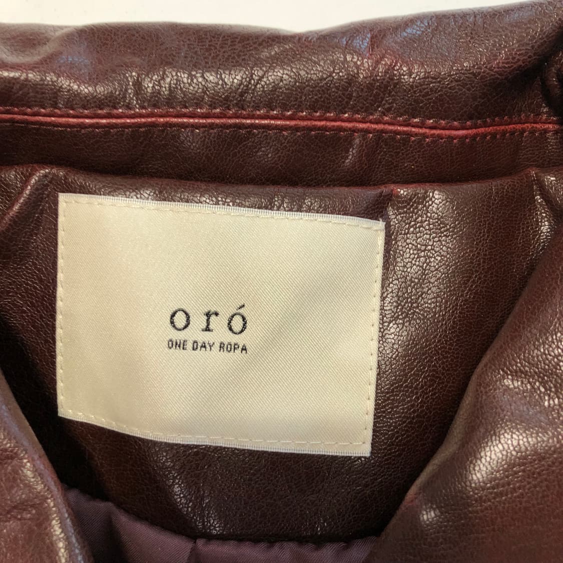 오로 레더자켓 상품이미지4