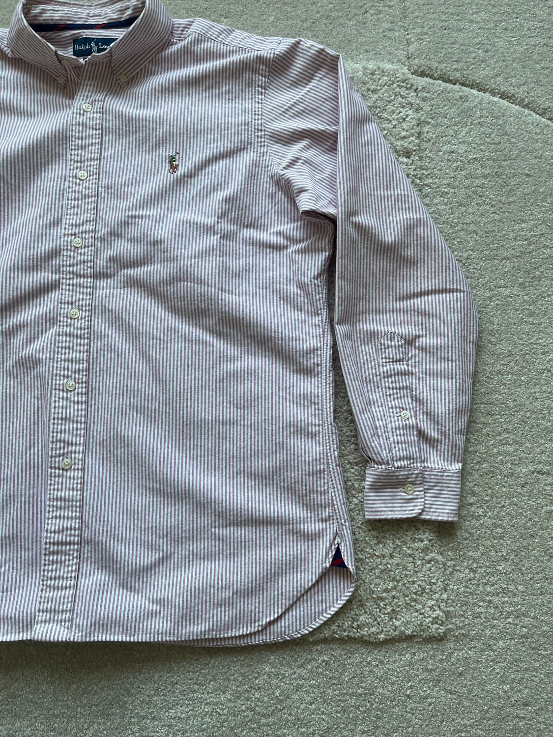 폴로 랄프로렌 스트라이프 버튼다운 셔츠 (105) 상품이미지3