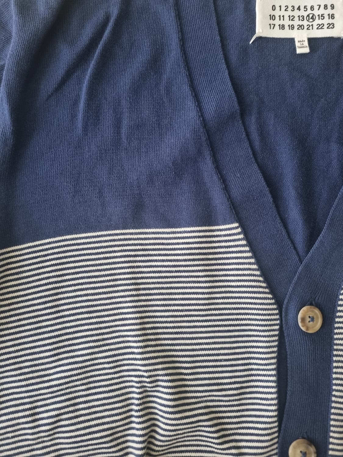 Maison Margiela stripe cardigan XL 상품이미지3