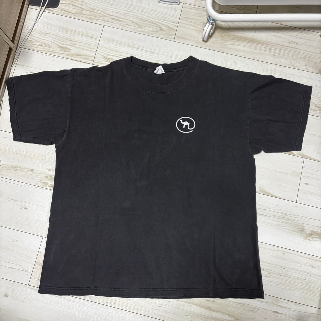 90s 카멜 빈티지 티셔츠 where it's @ 상품이미지3