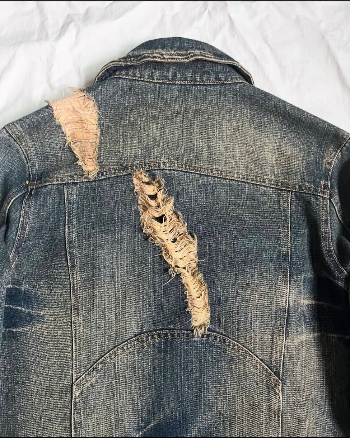 Vkei Archive Distressed Denim Jacket 상품이미지9