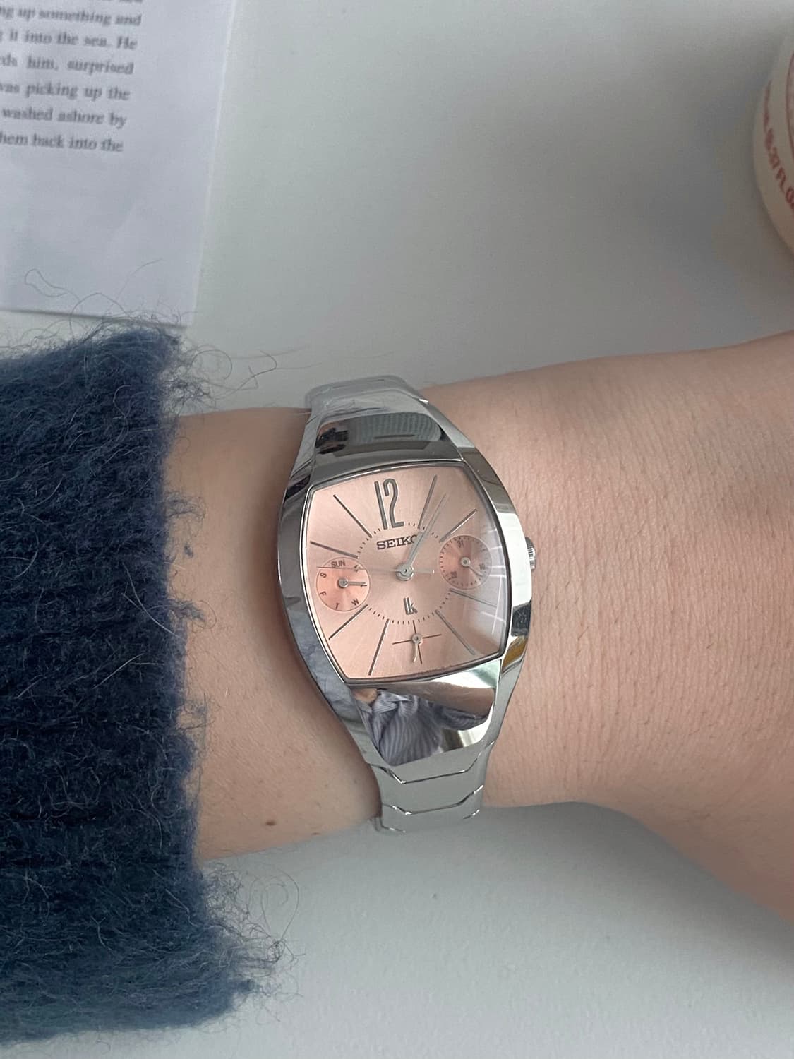 Seiko 세이코 lk 루키아 쉘실버 핑크 레이디스 상품이미지7