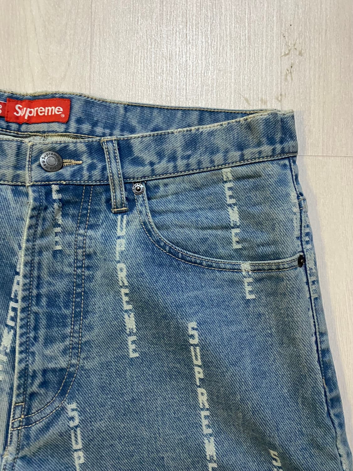 슈프림 자가드 데님 상품이미지3