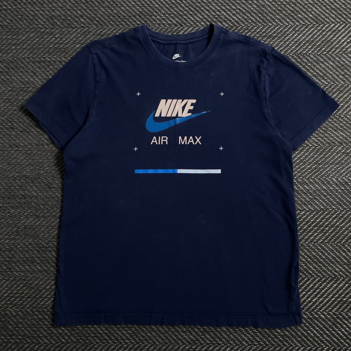 나이키 NSW 에어맥스 빅로고 반팔 티셔츠 네이비o 4670 상품이미지1