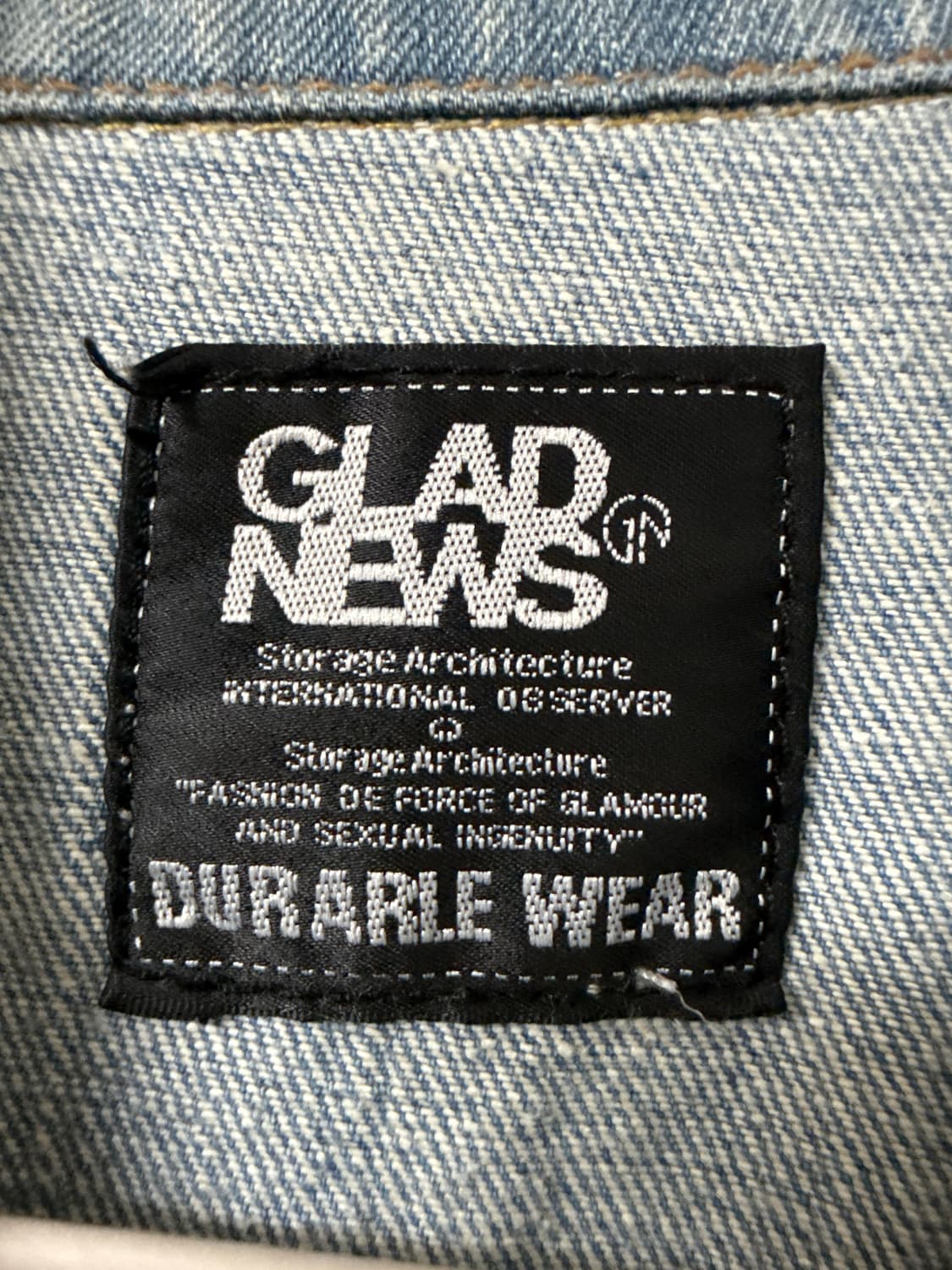 Grad news 메탈스터드 장식 데님 커스텀 베스트 상품이미지7