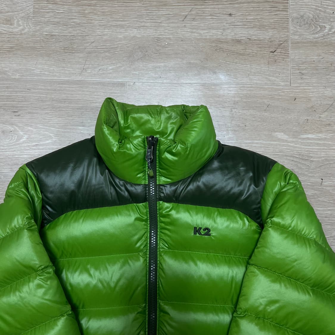 K2 남여공용 덕다운 스탠드넥 경량패딩 점퍼 [라이트 그린] S/90 상품이미지2