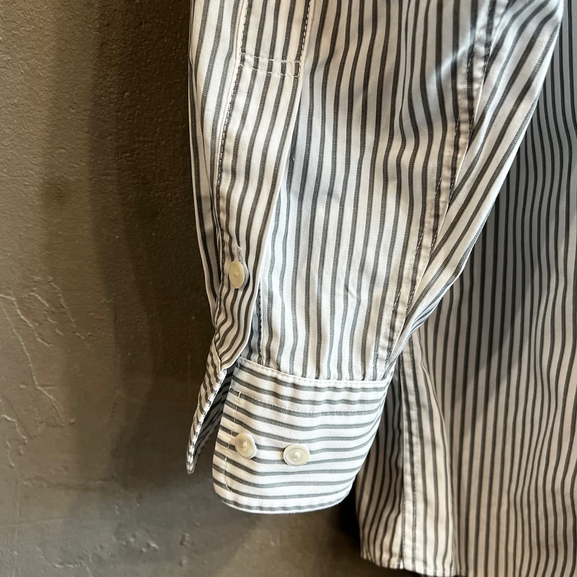 80s 이세이 미야케 스트라이프 오버 셔츠 상품이미지6