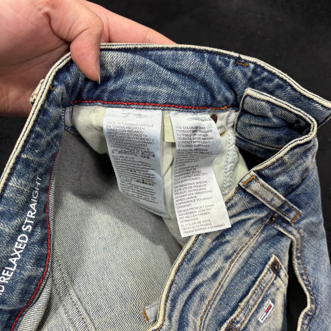 27 타미진스 타미힐피거 세미와이드 데님팬츠 상품이미지6