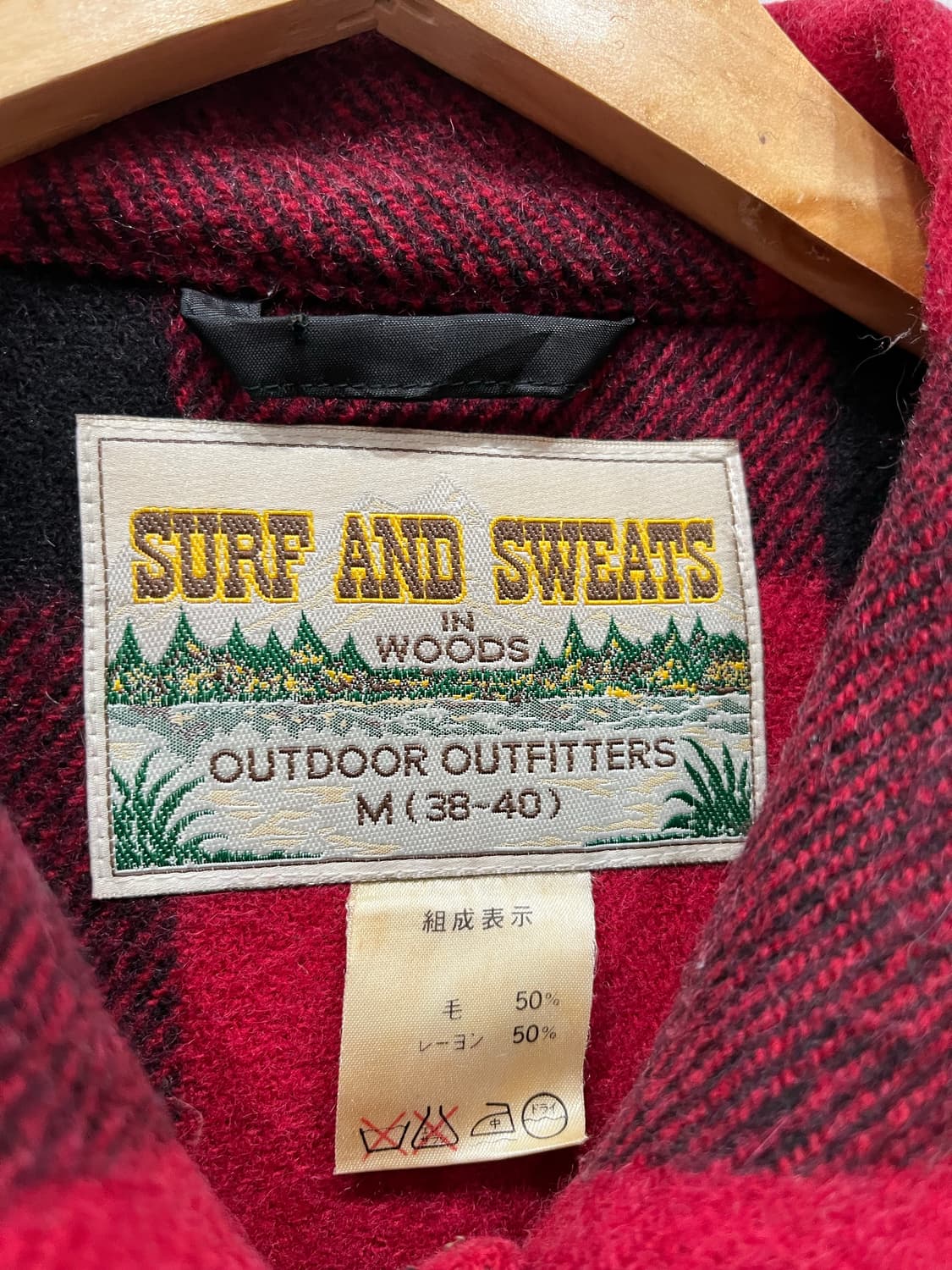 SURF AND SWEATS 빈티지 클래식 매키노 울 자켓  상품이미지2