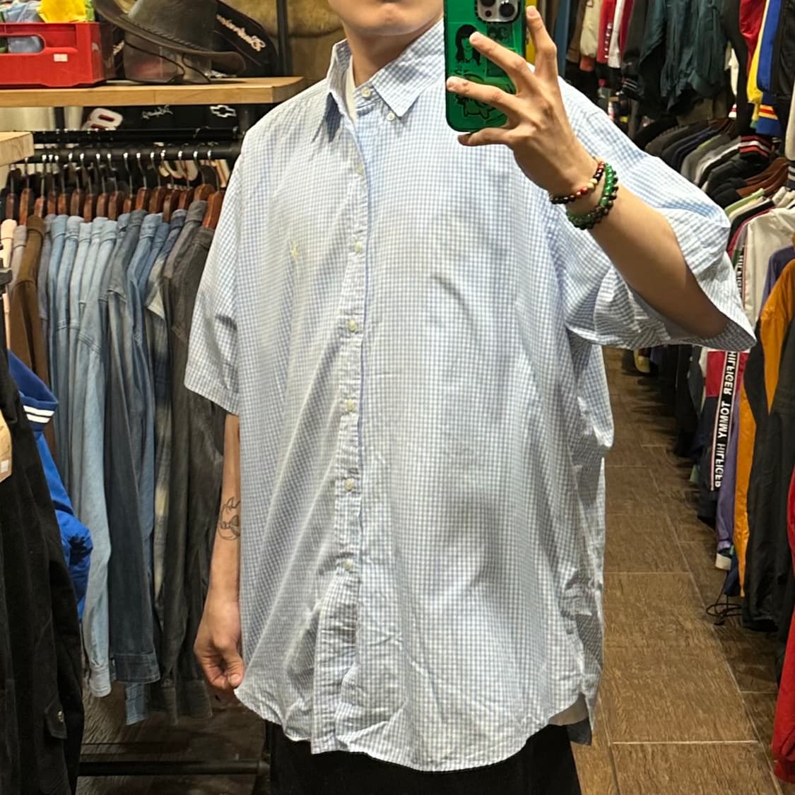 [HI] 폴로 랄프로렌 반팔셔츠 스카이블루 상품이미지3