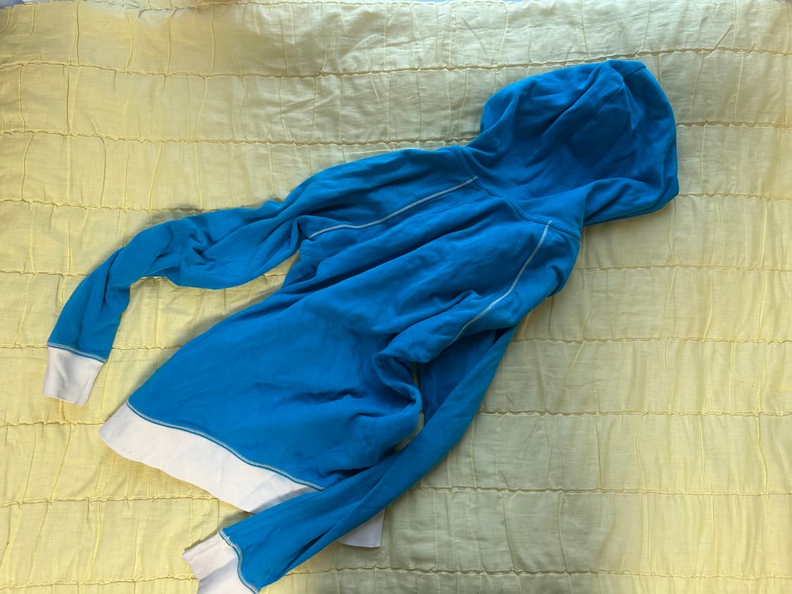 민트 후드 노랑 옐로 파랑 블루 아디다스 후드집업 상품이미지3