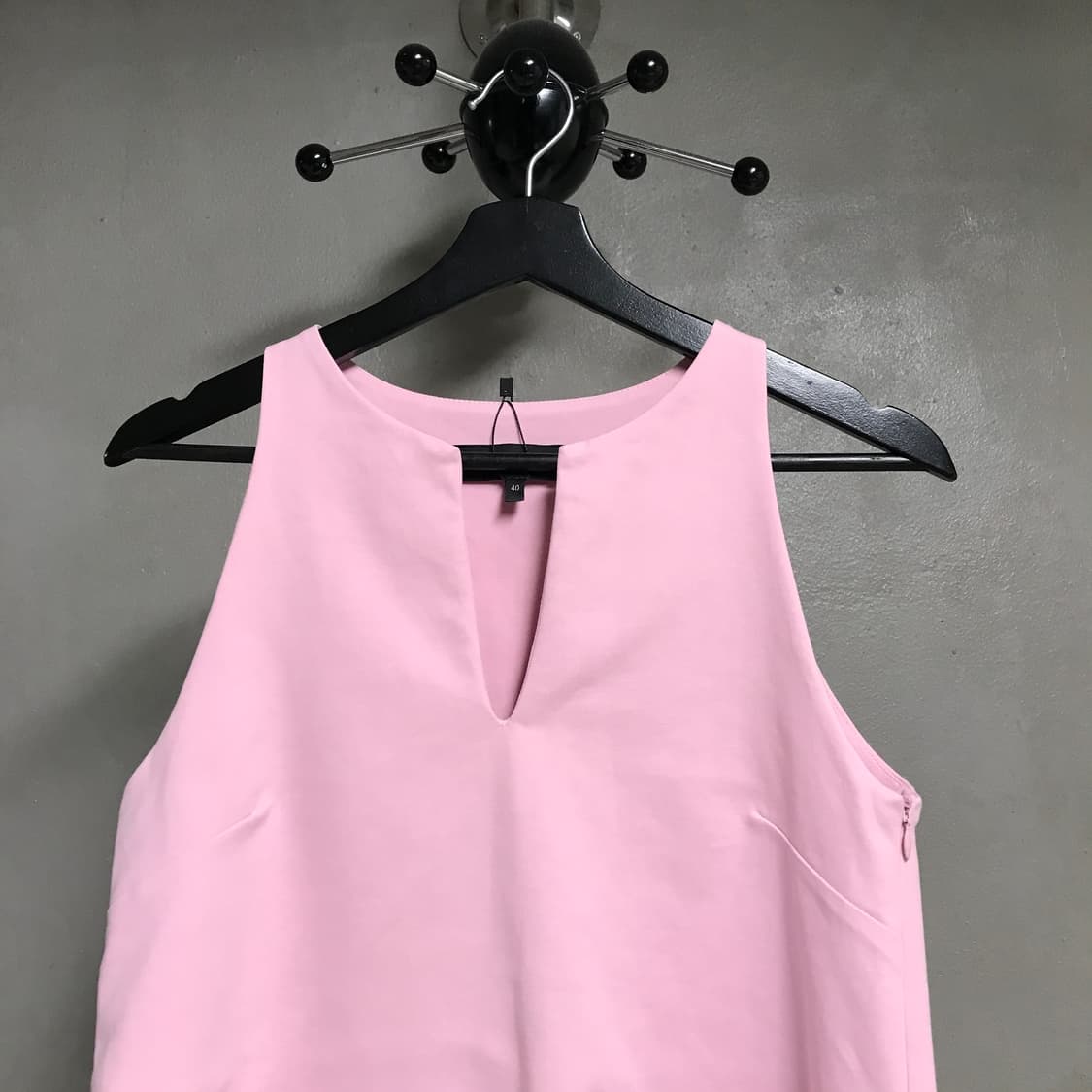 테레반티네 슬리브리스 블라우스 핑크 40(W) 상품이미지2