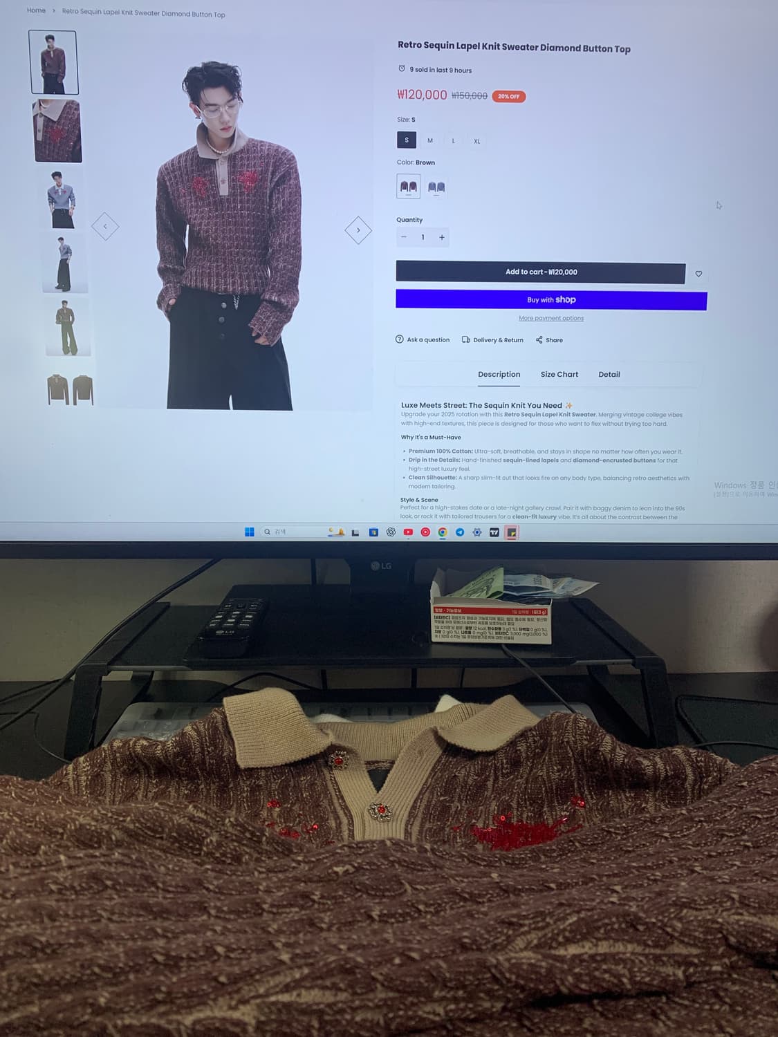 ArguE CulturE Knit Sweater 니트 폴로 스웨터 상품이미지3