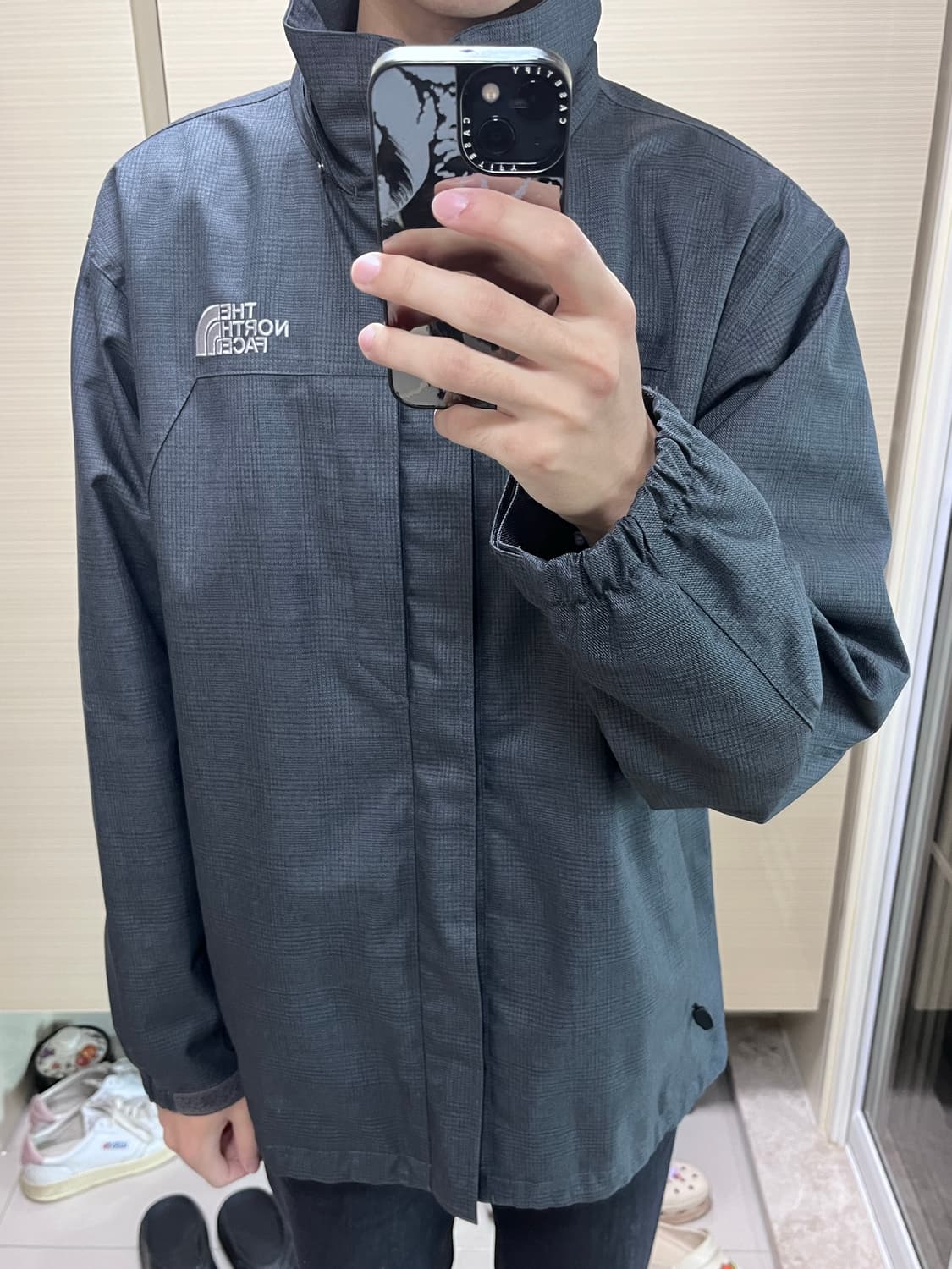 [105] 노스페이스 체크 바람막이 상품이미지2