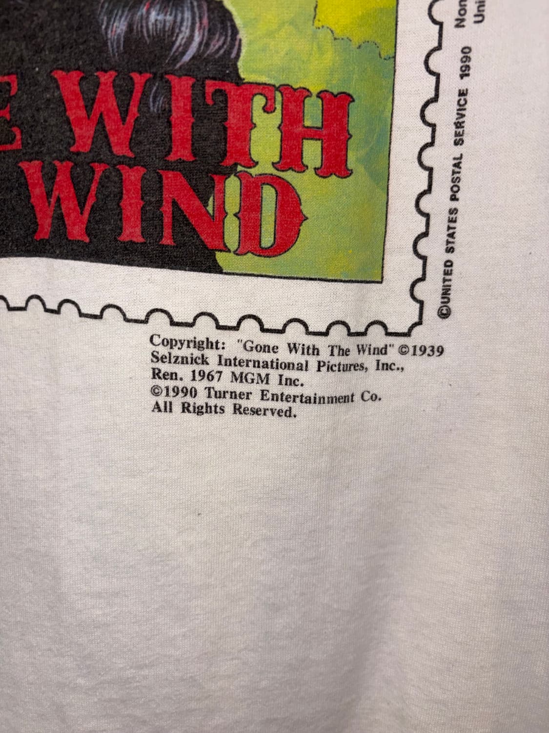 90‘s Gone with the wind USPS T-shirt 상품이미지7