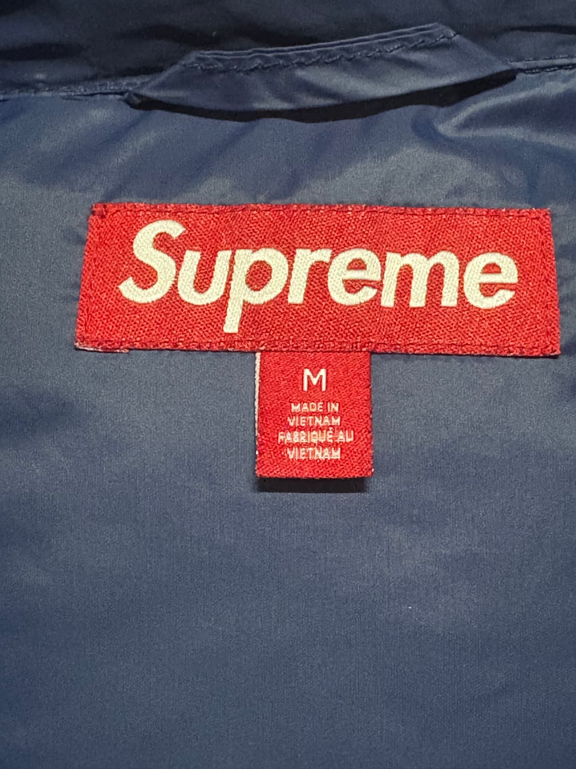 슈프림 마이크로 다운 하프집업 패딩 네이비 상품이미지3