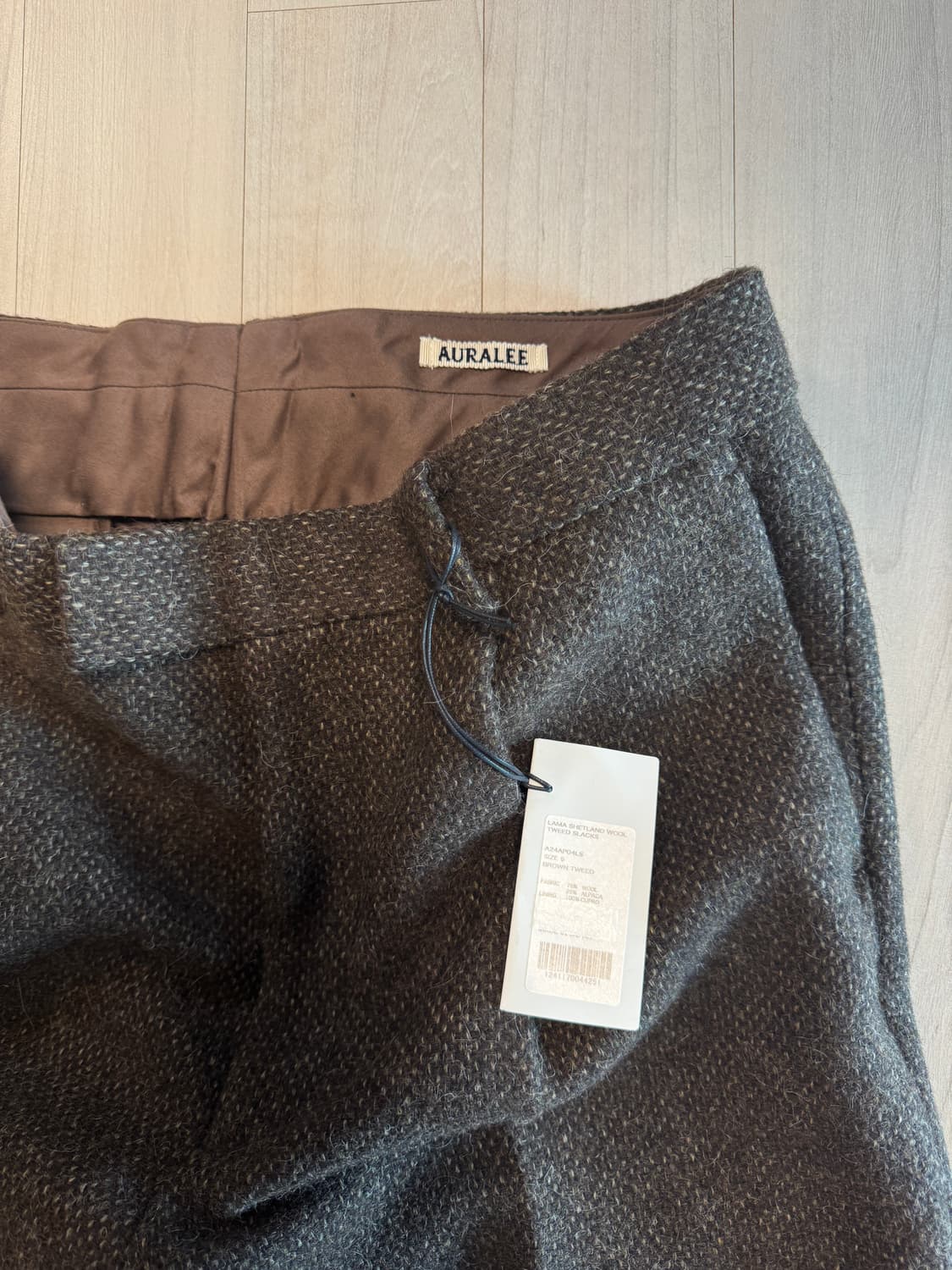 24fw 오라리 라마 셰틀랜드 울트위드 슬랙스 팬츠 5 상품이미지3